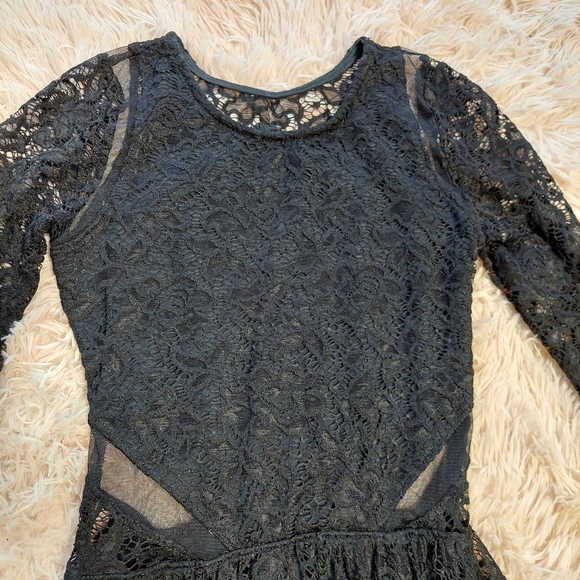 Abercrombie & Fitch Black Lace Mini Dress - Size XS - Picture 8 of 11